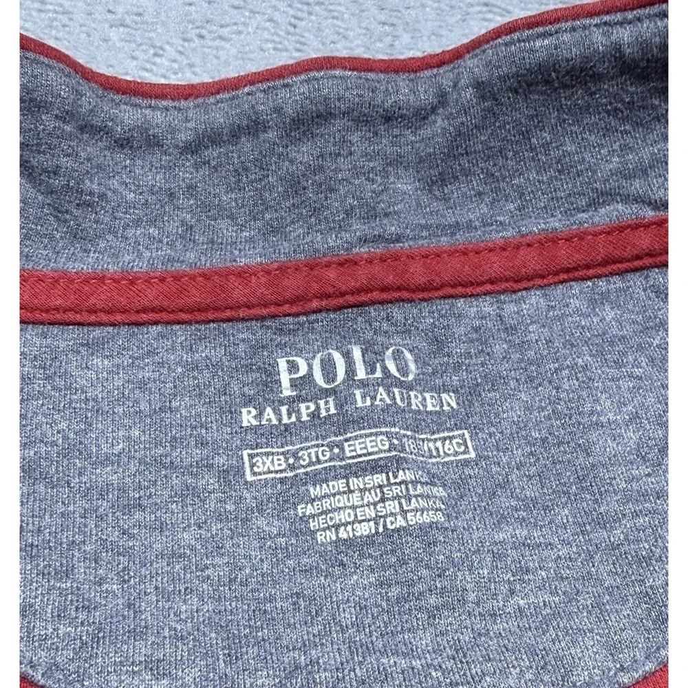 Polo Ralph Lauren 1/4 Zip Pullover Mens 3XB Big Red Performance Stretch Normcore